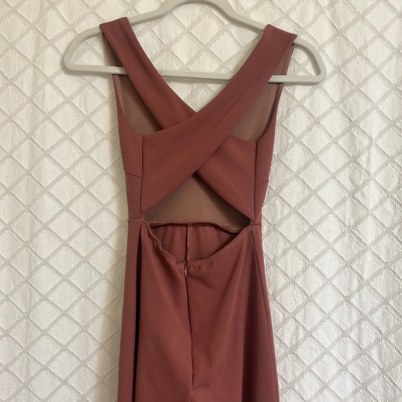 Jumpsuit mauve color - Picture 3 of 5